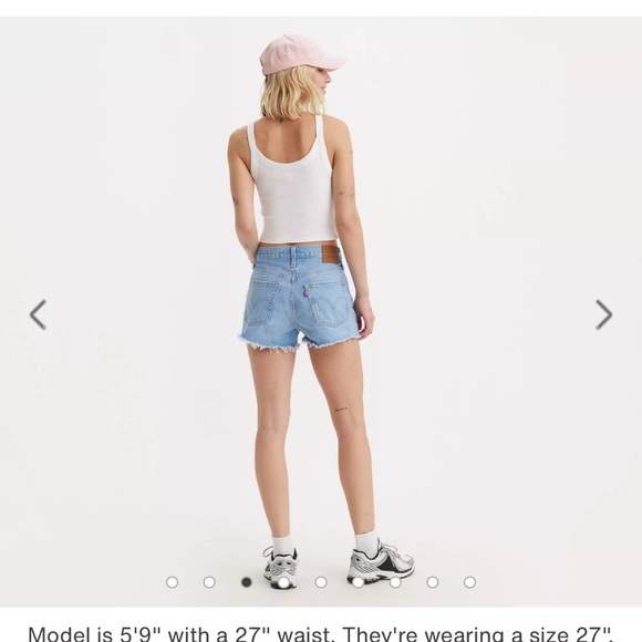 Levi’s 501 high rise shorts - Picture 2 of 4